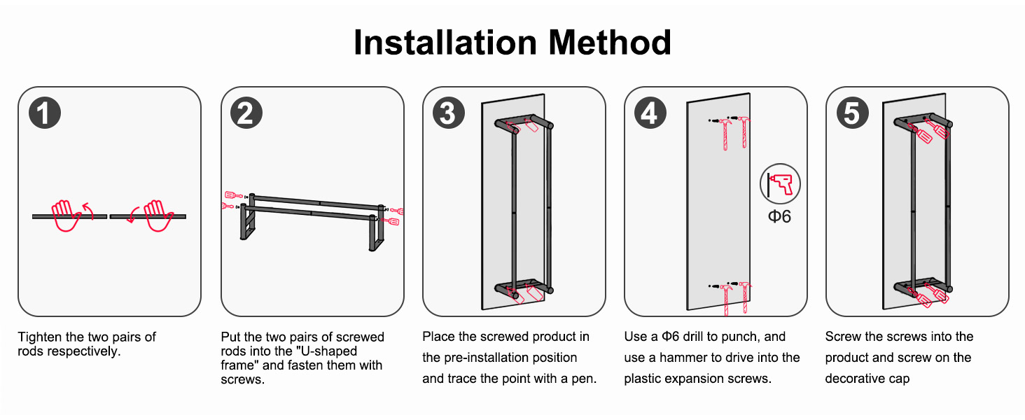 Настінна сушарка для рушників LIVEHITOP без свердління, 75 см, чорний, нержавіюча сталь, велика місткість