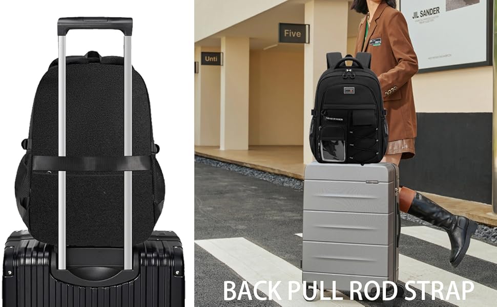 Водонепроникний рюкзак для школи: великий, міцний, для підлітків та дорослих (рожевий)