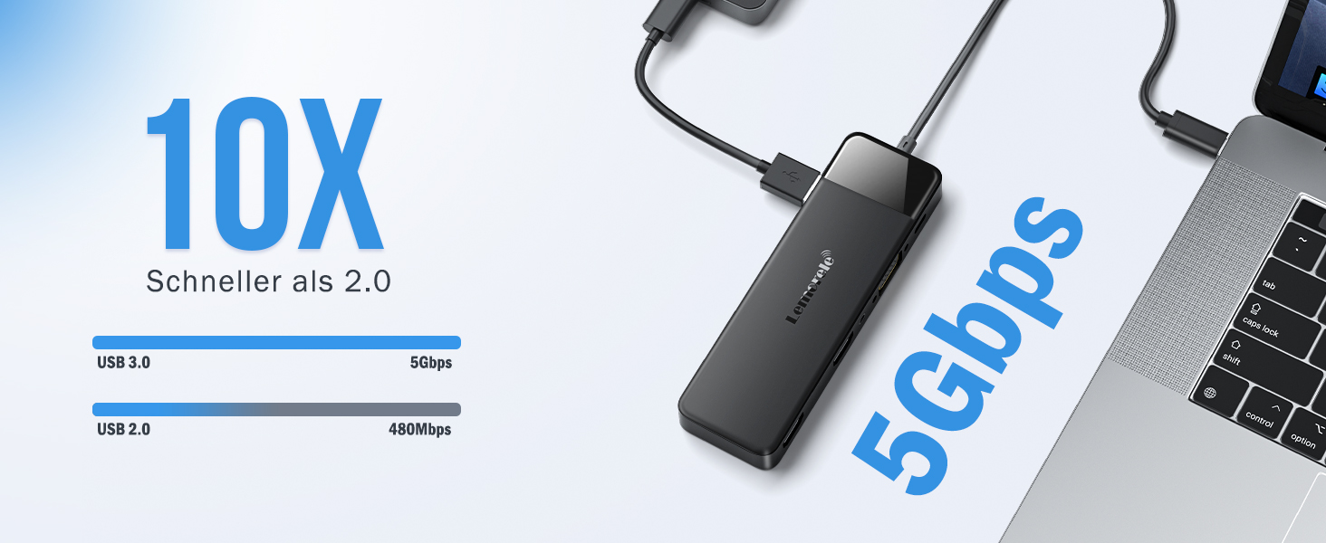 Док-станція Lemorele USB C з хабом 11 в 1: 2*HDMI (4K), 3*USB 3.0/2.0, VGA, PD 100W, SD/TF, для Windows, MacBook, Dell, HP, Lenovo, Surface