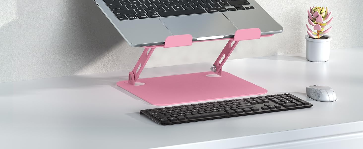 Soundance Adjustable Laptop Stand - Ergonomic Metal Riser for 10.6