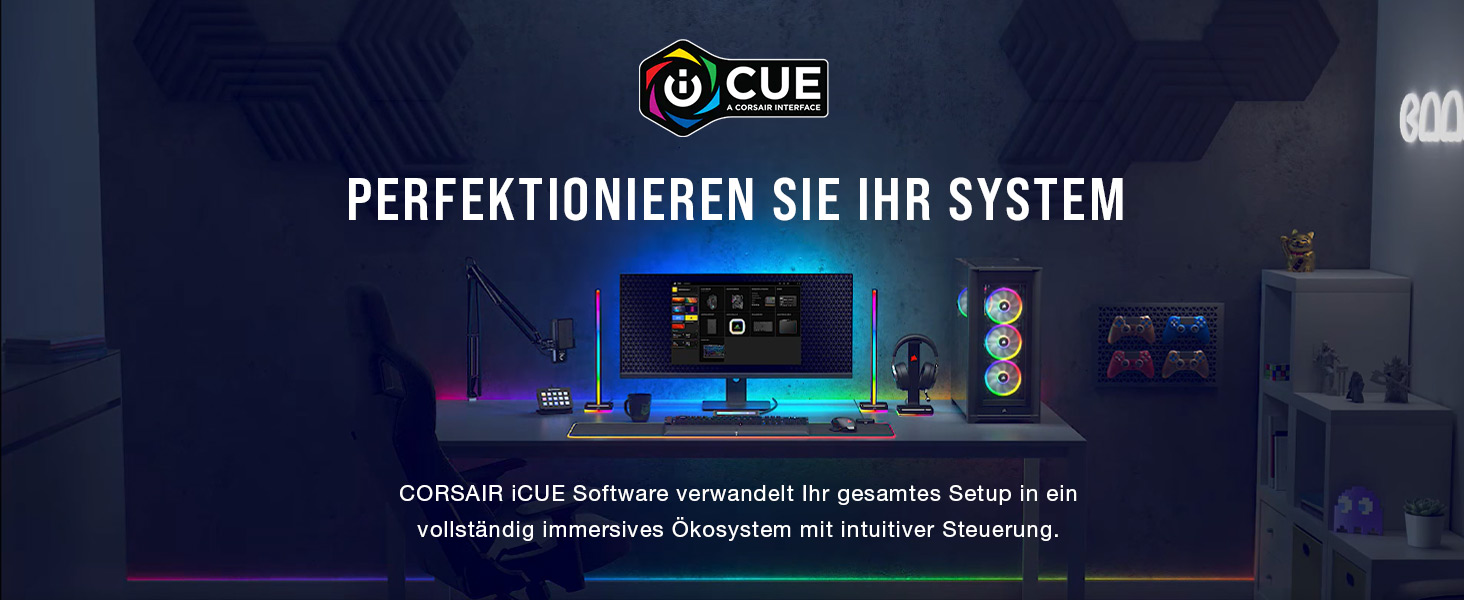 Ігрова механічна клавіатура Corsair K100 Air Wireless RGB з перемикачами Cherry MX Ultra Low Profile, Bluetooth, QWERTZ DE, чорна