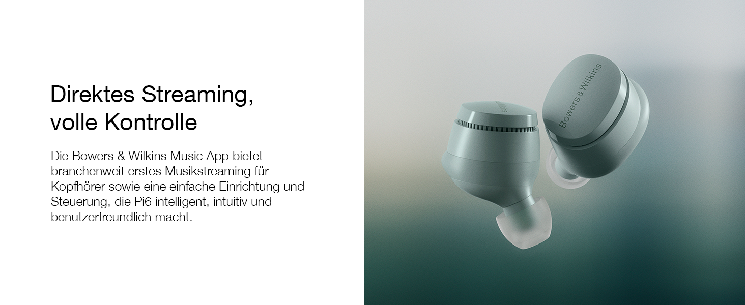 Навушники Bowers & Wilkins Px7 S2e з активним шумозаглушенням, бездротові, Qualcomm aptX™ Adaptive, швидка зарядка, 30 годин роботи, 6 мікрофонів - колір Океан (Сірий)