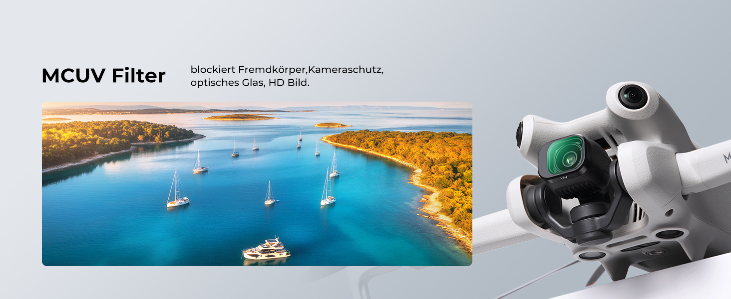 Набір фільтрів K&F Concept Mini 4 Pro: ND, CPL, UV - 6 шт. (ND2-32, ND32-512, CPL, UV) для DJI Mini 4 Pro