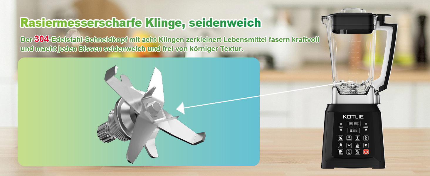 Міксер настільний KOTLIE NY-8088EJA, 2л, 7 функцій, самоочищення