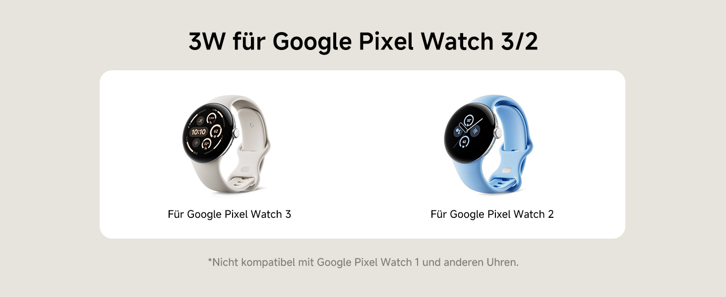 Зарядна станція SwanScout для Google Pixel Watch 3/2 (Не підходить для Pixel Watch 1), SwanScout 505G2, магнітний швидкий зарядний пристрій для Pixel Watch 3/Pixel Watch 2