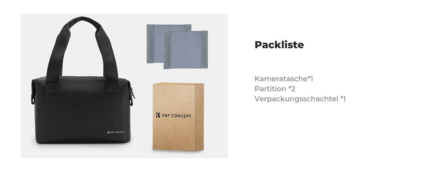 Сумка для камери K&F Concept: водонепроникна сумка-рюкзак для DSLR/зеркальної камери з 2 відділеннями