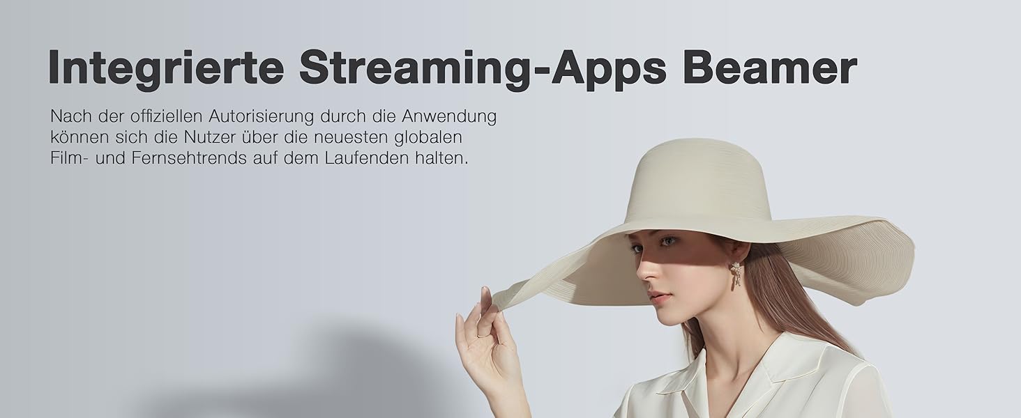 Mini проєктор 4K VOPLLS з автофокусом та корекцією трапеції, Full HD WiFi6 Bluetooth, для дому та на вулиці. Підтримка Android, iOS. Чорний колір.