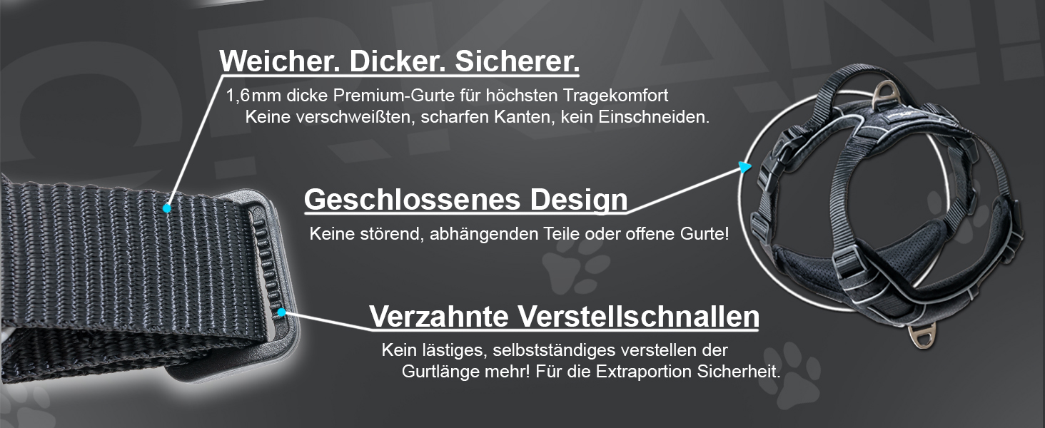 Шлейка для собак ORKANI Bravo 2025 - преміум, не тягне, з безпечним замком, дихаюча, м'яка, для маленьких, середніх та великих собак (S)