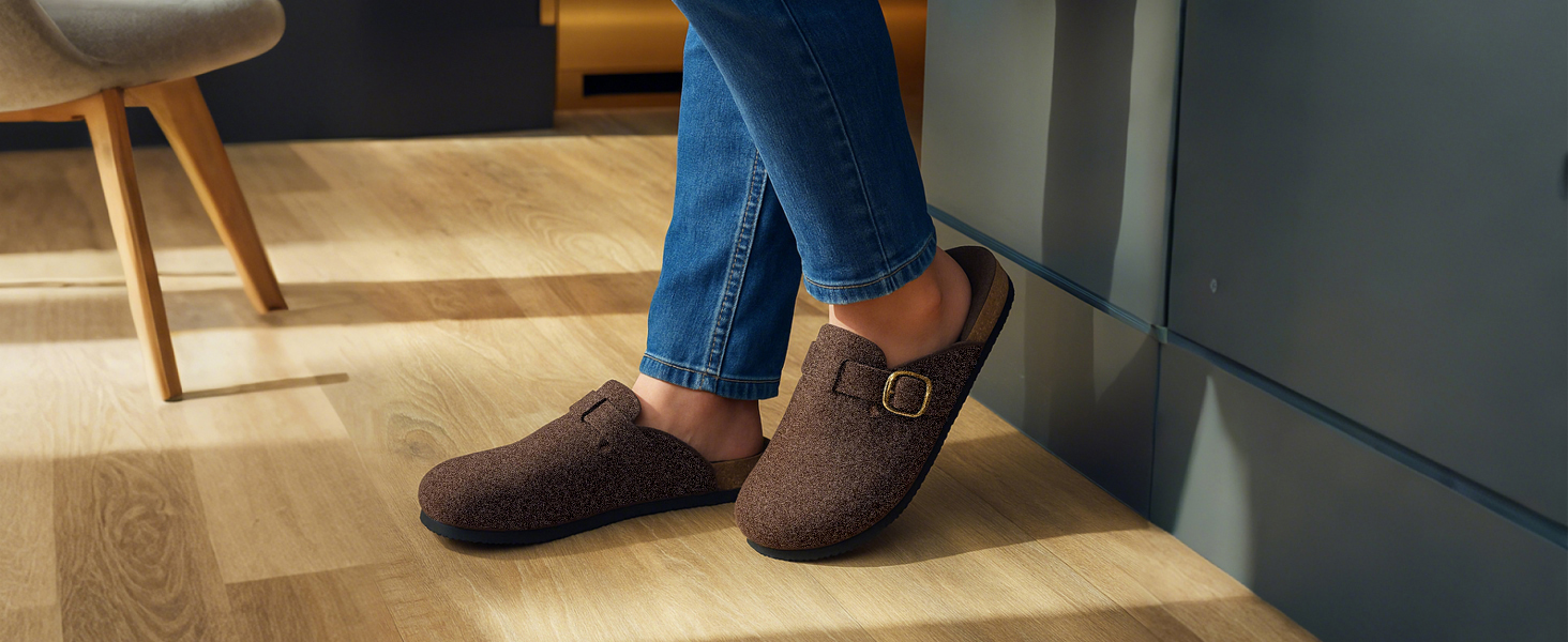 Тапочки халатні жіночі Dokela зимові, замшеві, з підкладкою, чоловічі, з корковим устілком, теплі, чорні, 42 EU