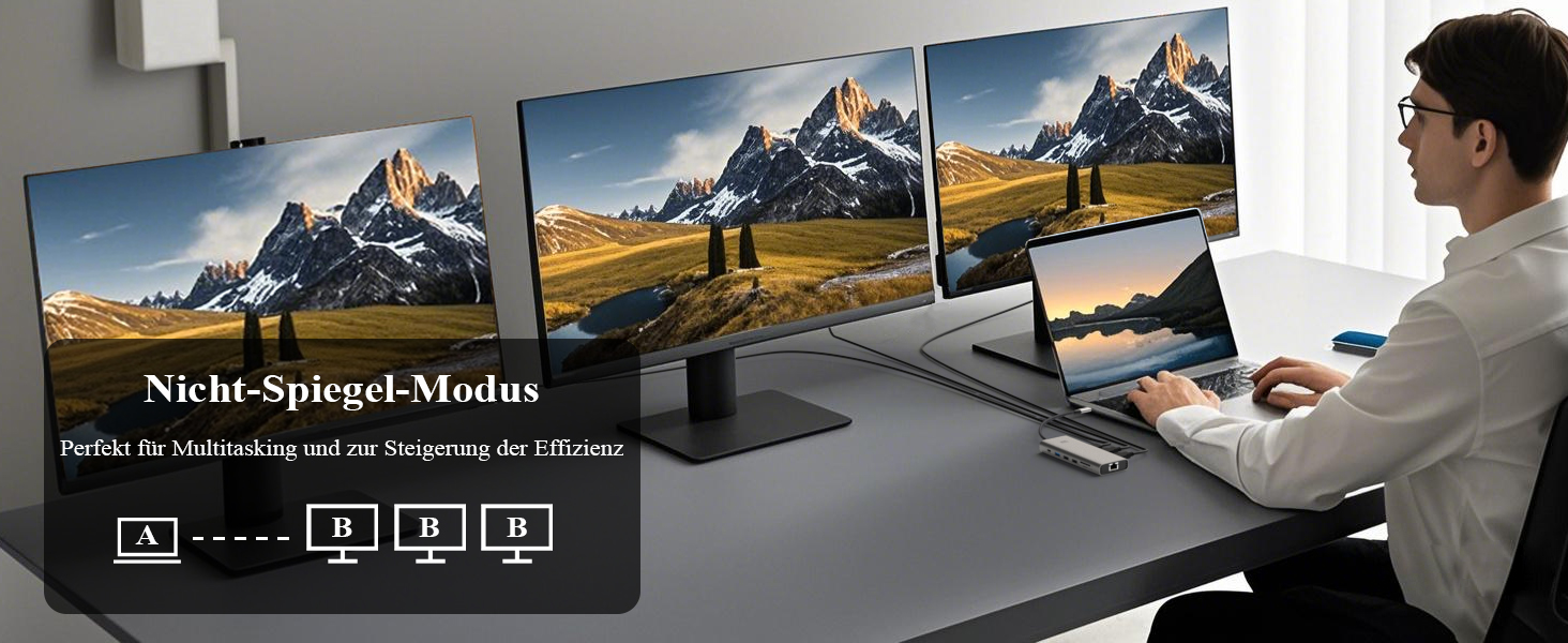 Док-станція Minthouz USB-C для HP, Lenovo, Dell: 12 в 1, 8K@30Hz/4K@144Hz, 4xUSB, 100W PD, 2.5G LAN, SD/TF, 3.5mm, Thunderbolt 3/4