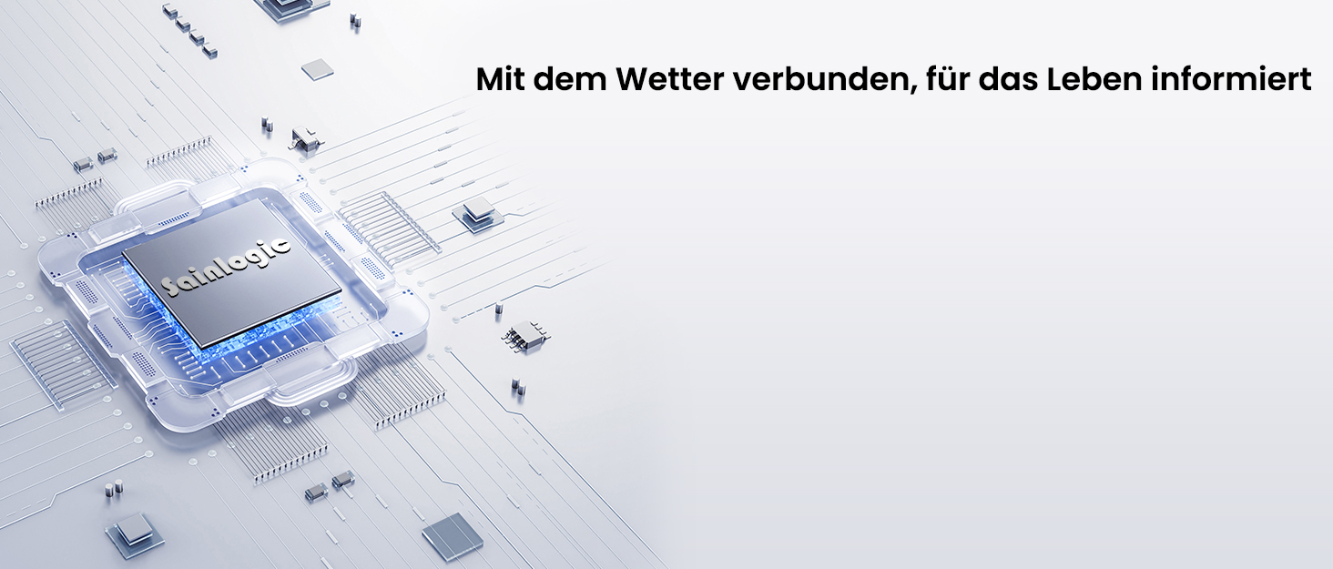 Метеостанція Sainlogic Smart Wetterstation SA6 Plus WiFi 12-в-1: Барометр, Термометр, Дощомір, Анемометр, Сповіщення