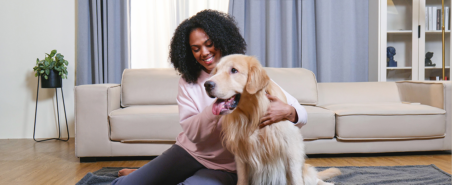 Водонепроникний плед для собак Luciphia, миючий, для собак, котів, цуценят, теплий, м'який флісовий плед Sherpa, для ліжка, дивану, канапи, сірий (102 * 145 см), розмір M (102 * 145 см)