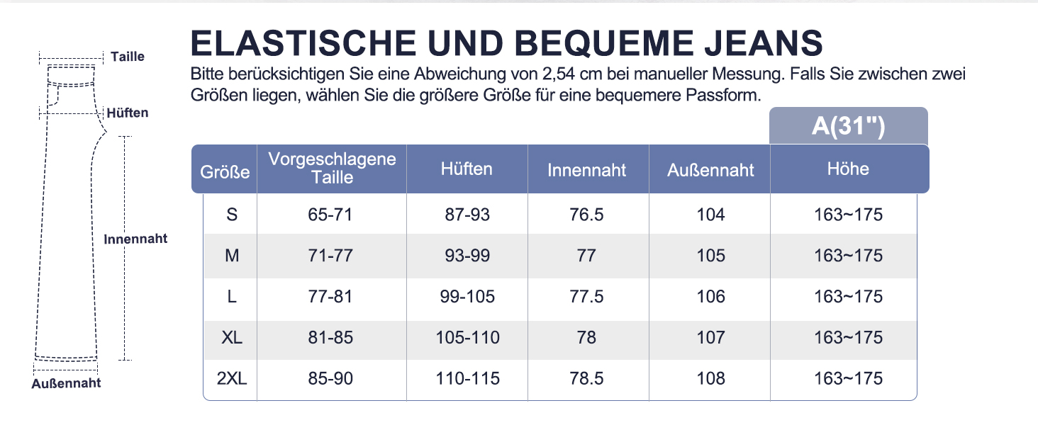 Жіночі джинси Chase Hot Bootcut з високою талією, еластичні jeggings, 4 кишені, чорний колір, розмір XXL, довжина штанини 31