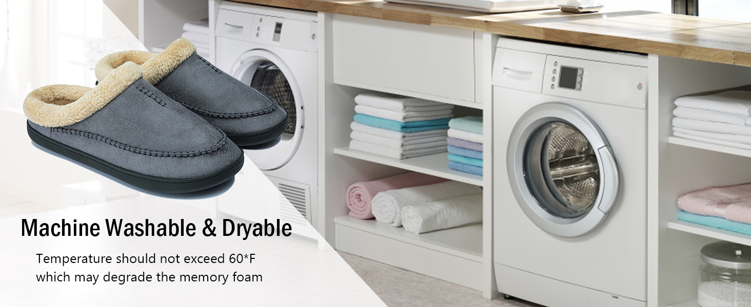 Чоловічі халапи Miqieer з піною пам'яті, теплі зимові халапи з плюшу, розмір 45/46 EU, колір кавовий