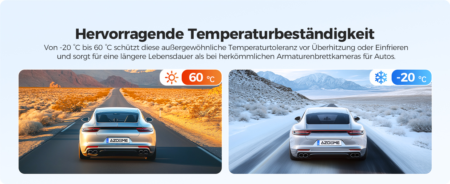 Відеореєстратор AZDOME GS63H 4K з Wi-Fi, GPS, Нічне бачення та Широким кутом 170°, WDR, IPS 2.4', Паркувальний режим, Детектор руху, Циклічна запис