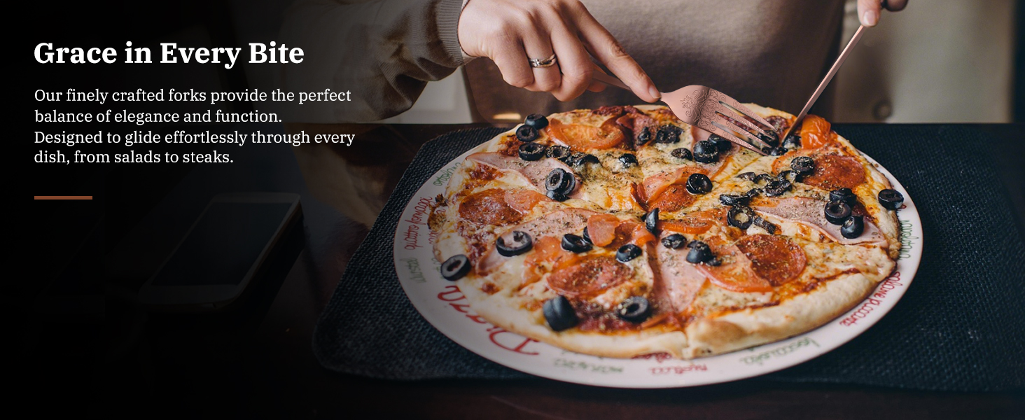 Набір столових приборів Dragon Riot на 6 осіб (30 предметів) з нержавіючої сталі, рожеве золото, для дому/вечірки/ресторану