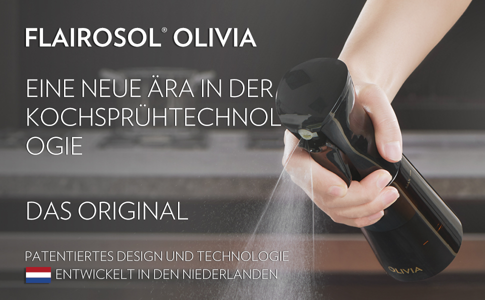 Розпилювач для олії FlairRosol Olivia, 2 шт., зелене скло, 200 мл - ідеально для фритюрниці, салатів, BBQ