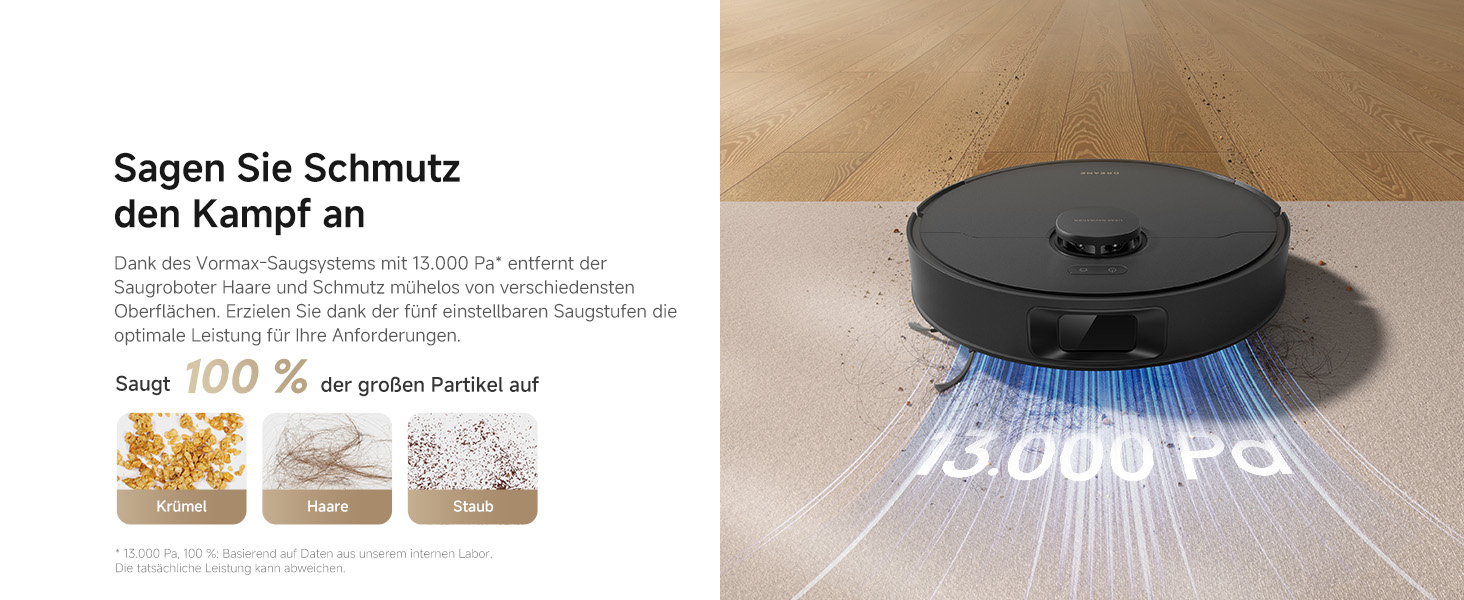 Робот-пилосос Dreame D10 Plus Gen 2 з функцією миття, автоматичним випорожненням, LiDAR-навігацією, 6000 Pa потужністю всмоктування, 285 хвилин роботи від акумулятора (D20)