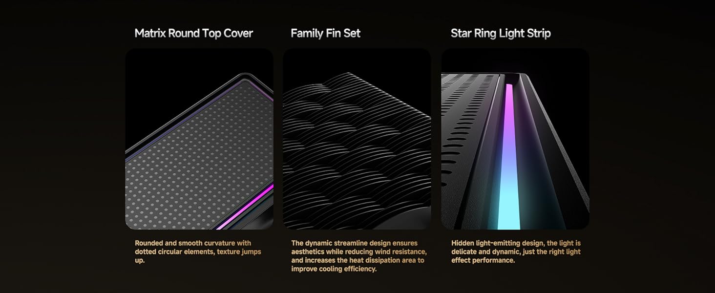 Кулер для CPU Gamma A40 BK ARGB з 4 тепловими трубками, 100мм PWM вентилятор, сумісний з Intel LGA 115X/1200/1700/1851 та AMD AM4/AM5