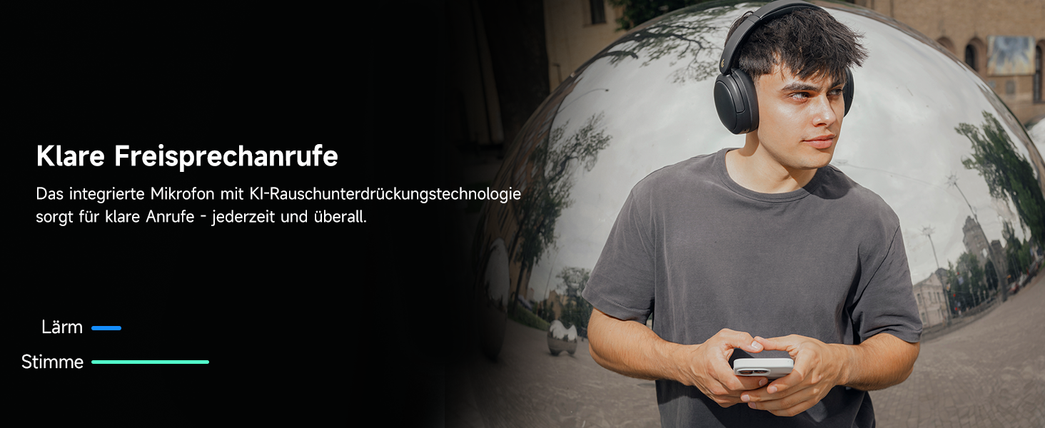 Навушники Edifier W800BT Pro Hybrid ANC Bluetooth 5.4 Over-Ear Чорні - Бездротові, з Шумозаглушенням, Hi-Res Audio, 45 год. роботи, Швидка зарядка, Складні