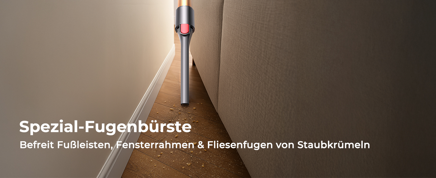 Бездротовий акумуляторний пилосос Fieety 8-в-1, 50kPa, 600W, 65 хв, 1.6л, без мішка, з антизаплутуванням волосся, насадка для диванів, станція зарядки, для шерсті тварин, килимів, твердих поверхонь, авто