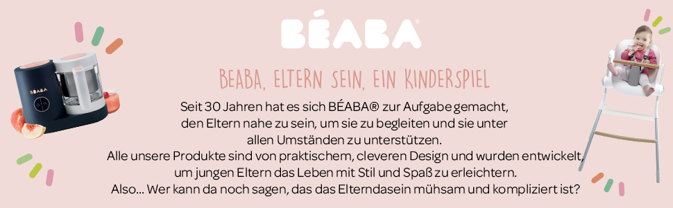 BÉABA, 2-in-1 Stainless Steel Kids' Drinking Bottle, Bottle/Glass Functionality, Push-Button for Easy Opening, Stable, Healthy, Detachable Handles, Stainless Steel Cold/Warm Insulation Function, 350ml, Old Pink