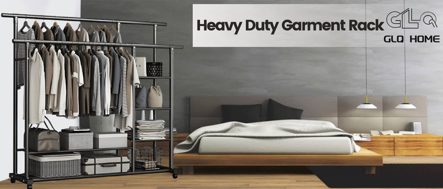 Легкий металевий вішак для одягу на коліщатках (білий)