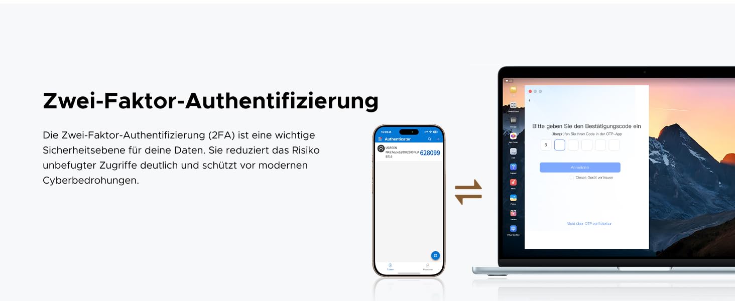 NAS UGREEN NASync DH4300 Plus: 2 відсіки, NFC, 4GB RAM, 1GbE LAN, для дому