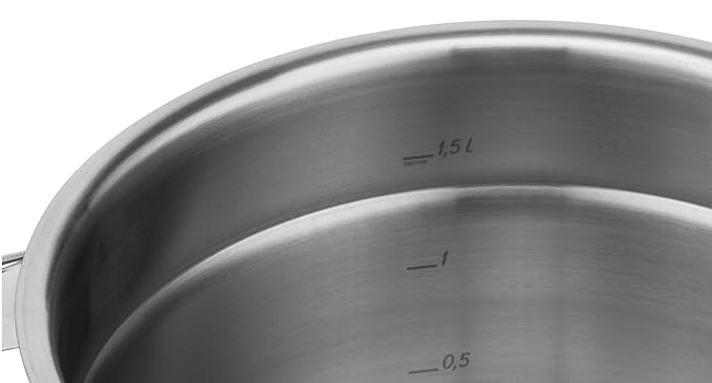 Миска для водяної бані WMF Compact Cuisine 16,5 см, сталева, полірування, для збивання, підходить для посудомийної машини, штабельована