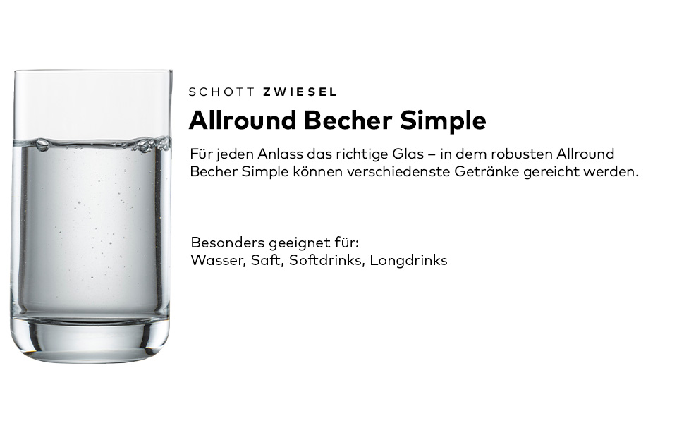 Набір з 6 склянок для пива Schott Zwiesel Simple 345 мл, Tritan-кристал, Made in Germany