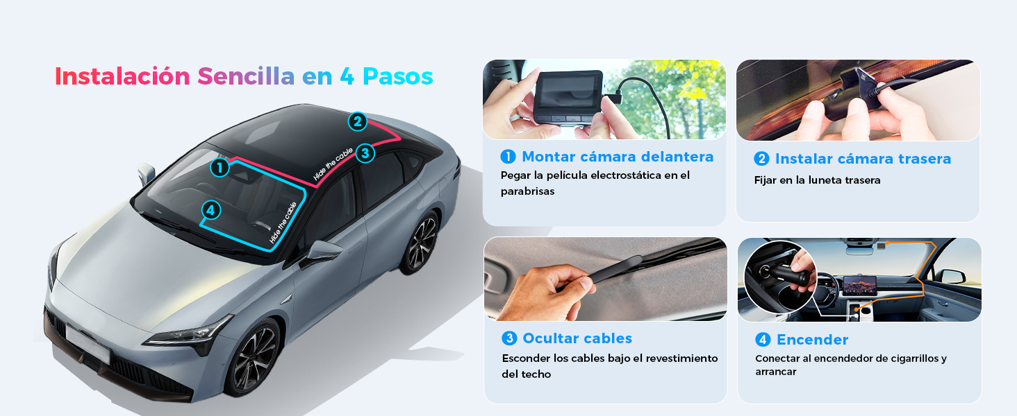 Відеореєстратор DDPAI Z60 4K+1080P, 64GB SD + 32GB eMMC, GPS, 4G LTE, WiFi 6, Нічна зйомка, Паркування 24/7