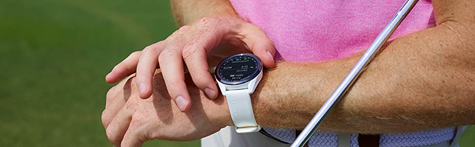 Розумний годинник Garmin Approach S62 для гольфу, білий