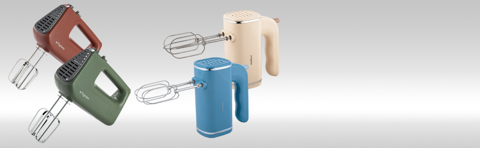 Електричний міксер Tognana Iridea, 5 швидкостей, салатовий