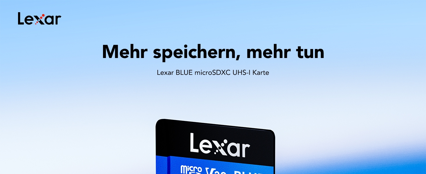 Карта пам'яті MicroSDXC Lexar Blue 256GB, швидкість до 160 МБ/с, UHS-I (набір 2 шт)