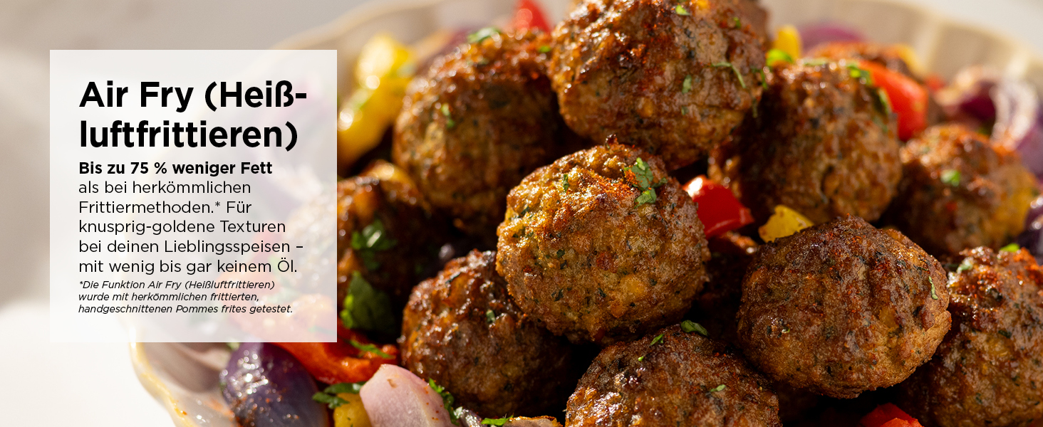 Фритюрниця Ninja Dual Zone Digital Air Fryer DZ400EU, 9.5L, 6-в-1, 2 відсіки, металевий сірий, для смаження, запікання, підігріву