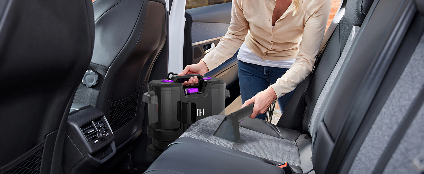 Апарат для чищення м'яких меблів Nassauger, 450W, 12kPa: мийка килимів, диванів, автосидінь, соф