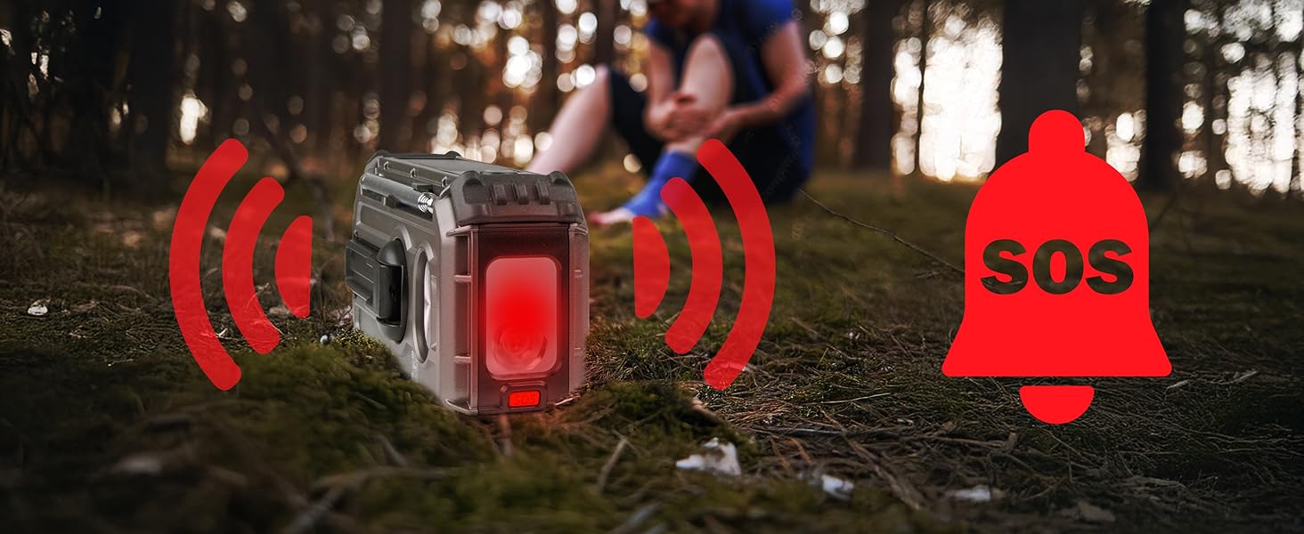 Портативне радіо Duronic SDAB1 на сонячній енергії з ручкою, DAB FM, LED-ліхтар, Powerbank 2000mAh, Bluetooth Speaker
