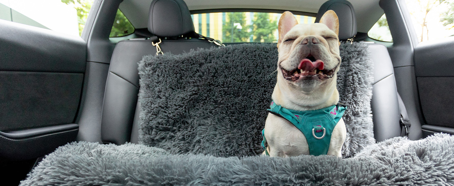 Захист для дивана Mora Pets: м'яка собача подушка, водовідштовхувальний килимок для собак, 89 x 112 x 15 см (4-в-1), сірий