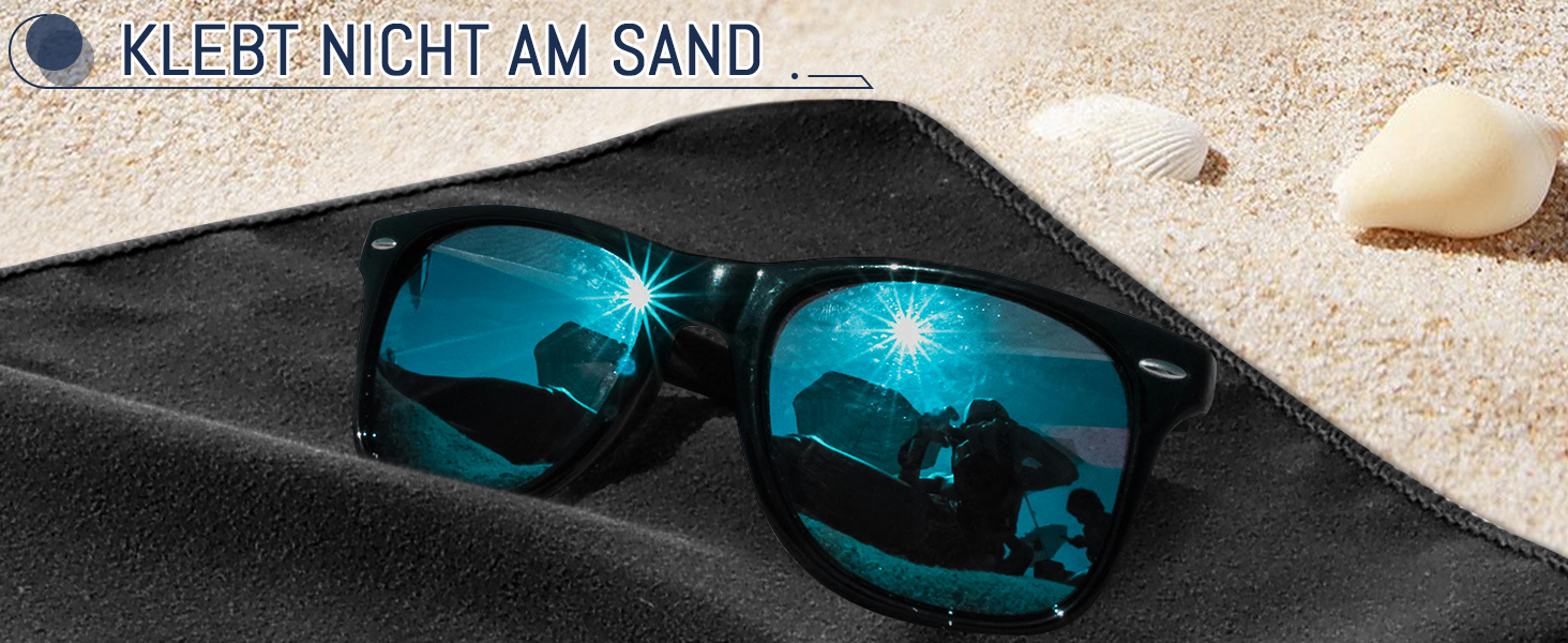 Набір рушників з мікрофібри 2 шт: великий (180x90 см) для пляжу та маленький (80x40 см) для спорту, швидковисихаючі та не піскучі, для відпочинку, сауни, трекінгу (темно-синій)