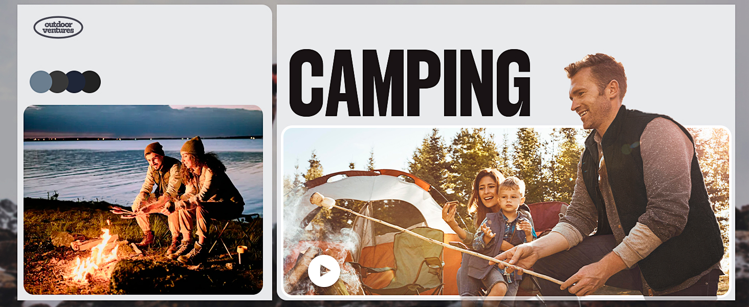 Флісова жилетка чоловіча Outdoor Ventures з довгими рукавами, тепла, вітронепроникна, з підкладкою, зимова жилетка, робоча жилетка для чоловіків з кишенями на блискавці (XL, Dim Gray)