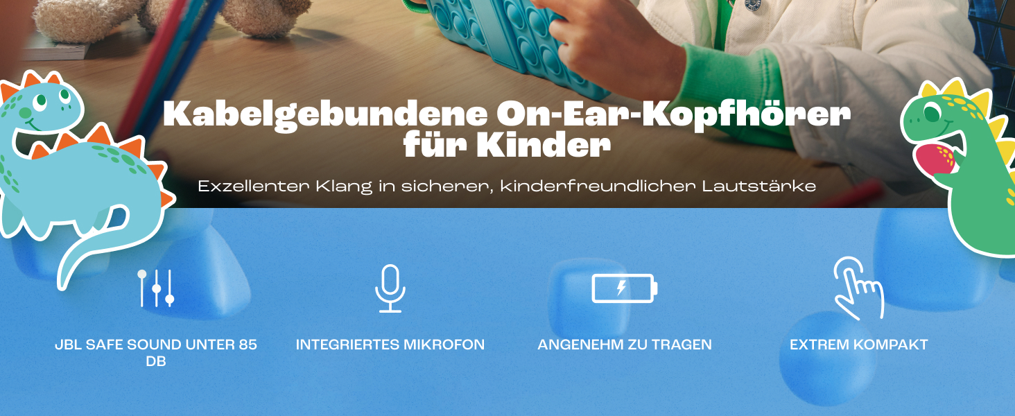 Навушники JBL Junior 320 BT - Бездротові Bluetooth навушники для дітей з мікрофоном, 50 годин, JBL Safe Sound, зелені