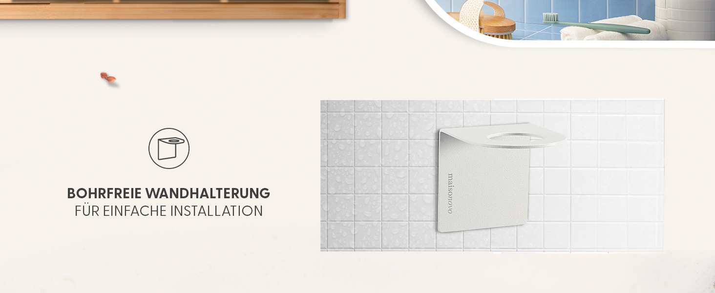 Шампунь MaisoNovo: Набір з 3 флаконів для душу та мила (500 мл) з чорним насосом та білим бамбуком