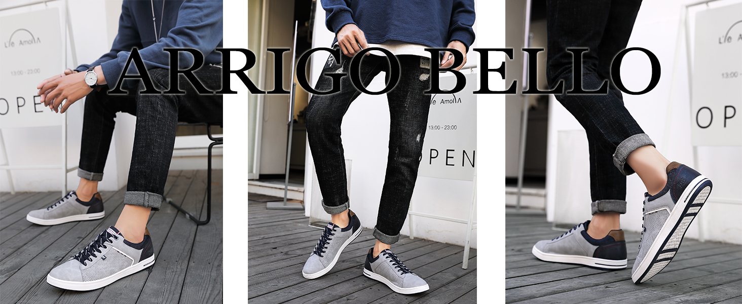 ARRIGO BELLO Кросівки чоловічі білі/срібні, спортивні, для ходьби та бігу, розміри 41-46, EU 42