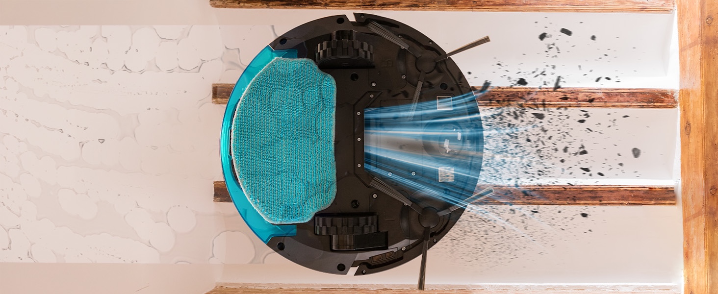 Робот-пилосос Cecotec Conga M10 X-Treme: 7000 Pa, 160 хв роботи, гіроскопічна навігація, датчики захисту від падіння