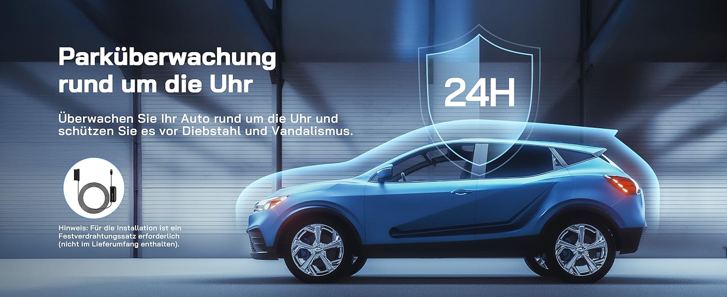 Dashcam WOLFANG Mini 2.5K 1440P WiFi з SD 32GB: Нічне Бачення, Широкий Кут 170°, WDR, Паркувальний Режим, G-Sensor, Циклічна Запис