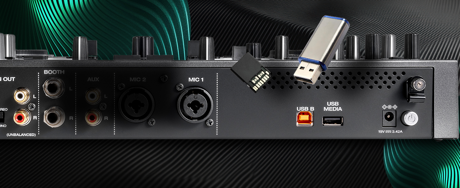 Denon DJ PRIME GO+ - Портативний DJ контролер та мікшер з розділенням STEM, 2 деки, Wi-Fi, Bluetooth, керування світлом, 7