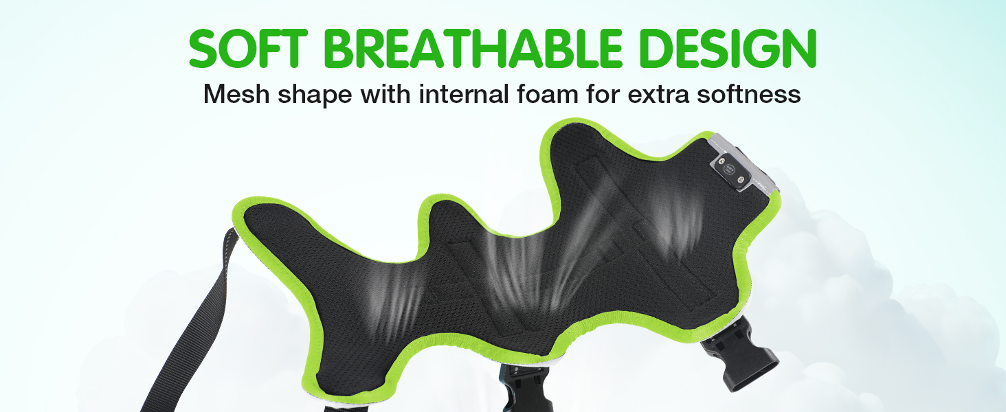 Світловідбиваючий нашийник для собак Jewyow з LED, перезаряджуваний, водонепроникний, 3 режими, зелений, розмір M