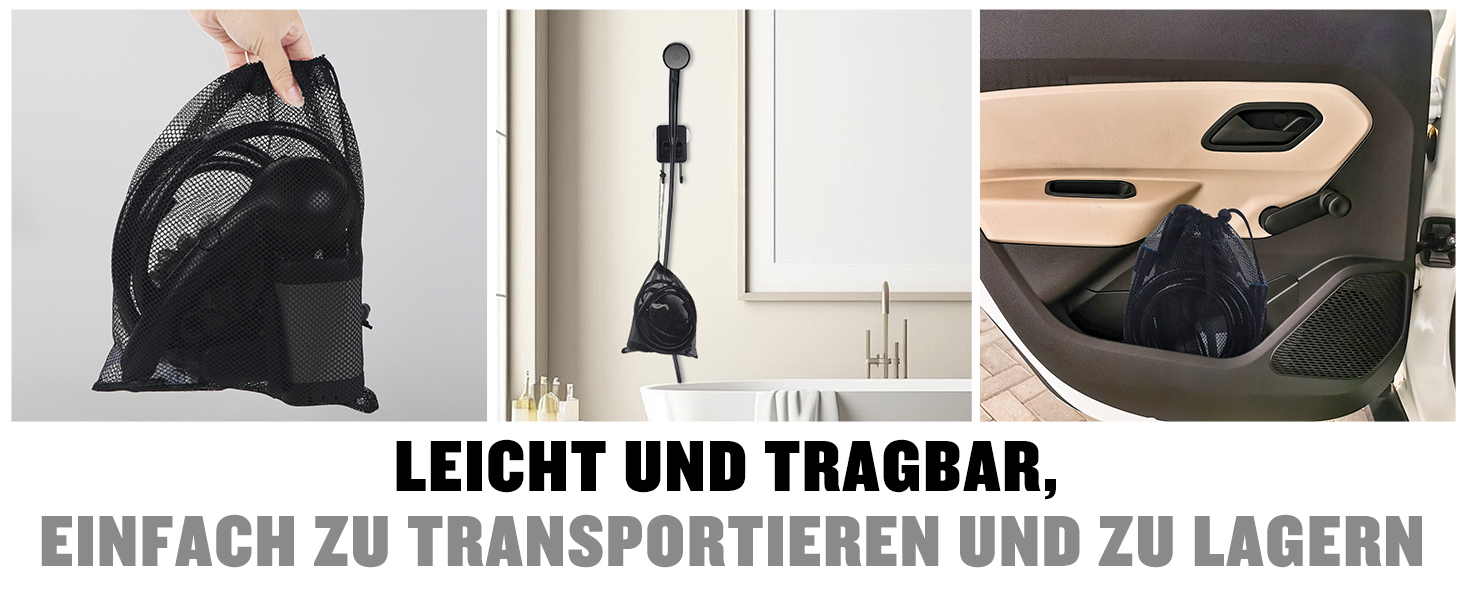 Портативна кемпінгова душ з акумулятором 6000mAh, з насосом та індикатором температури, набір для кемпінгу, відпочинку на природі, миття авто, пляжу, подорожей, для тварин, білий