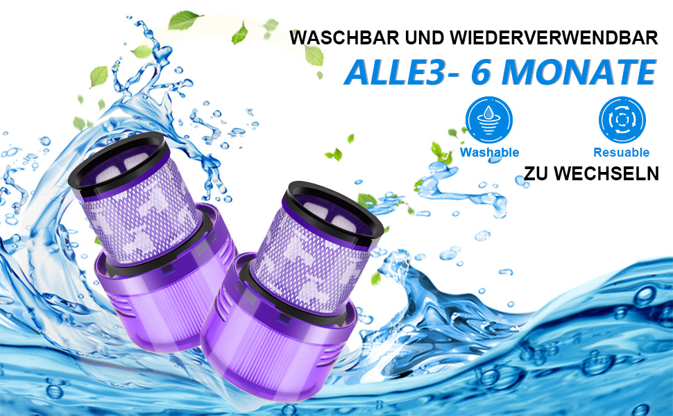 Фільтри для пилососів Dyson V15, V11, SV17, SV14, SV22 (2 шт.) - Запчастини