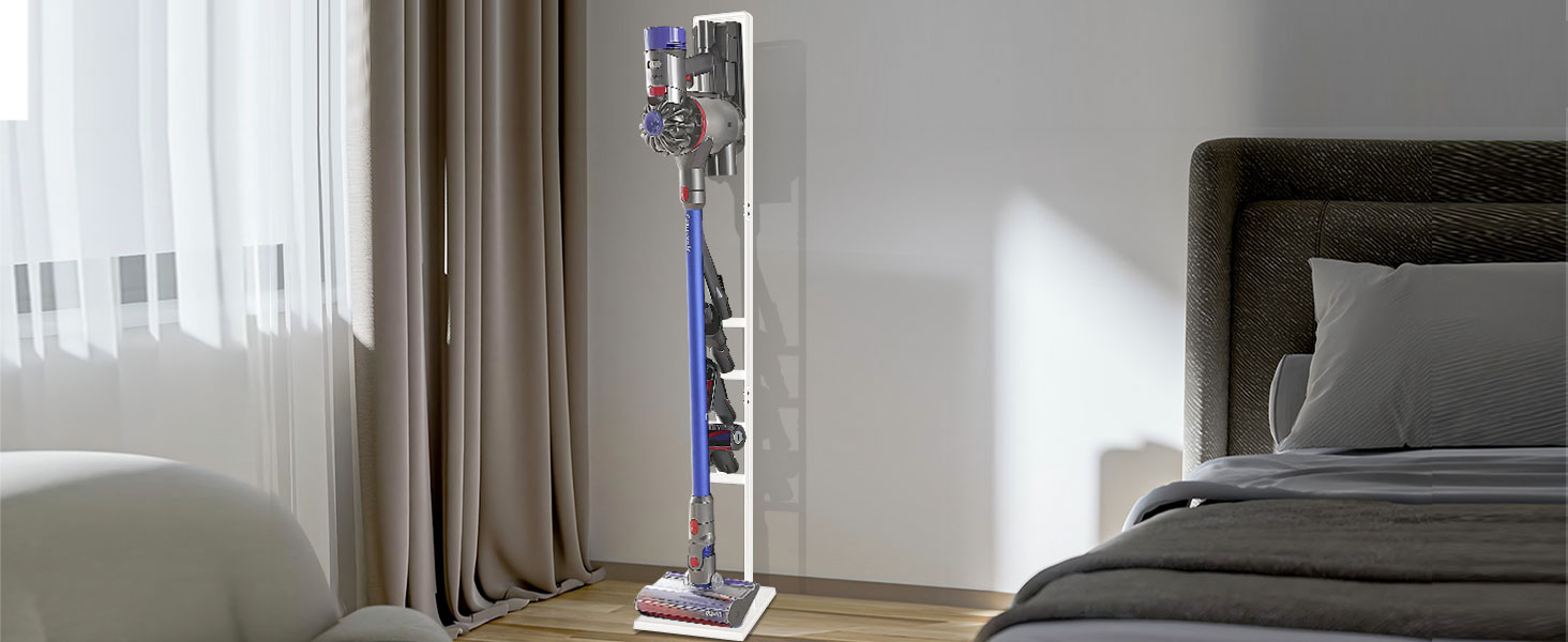 Підставка для пилососа OUTBROS, сумісна з Dyson Gen5 V15s V15 V12 Slim V11 V10 V8 V7 V6, аксесуари, органайзер (біла)